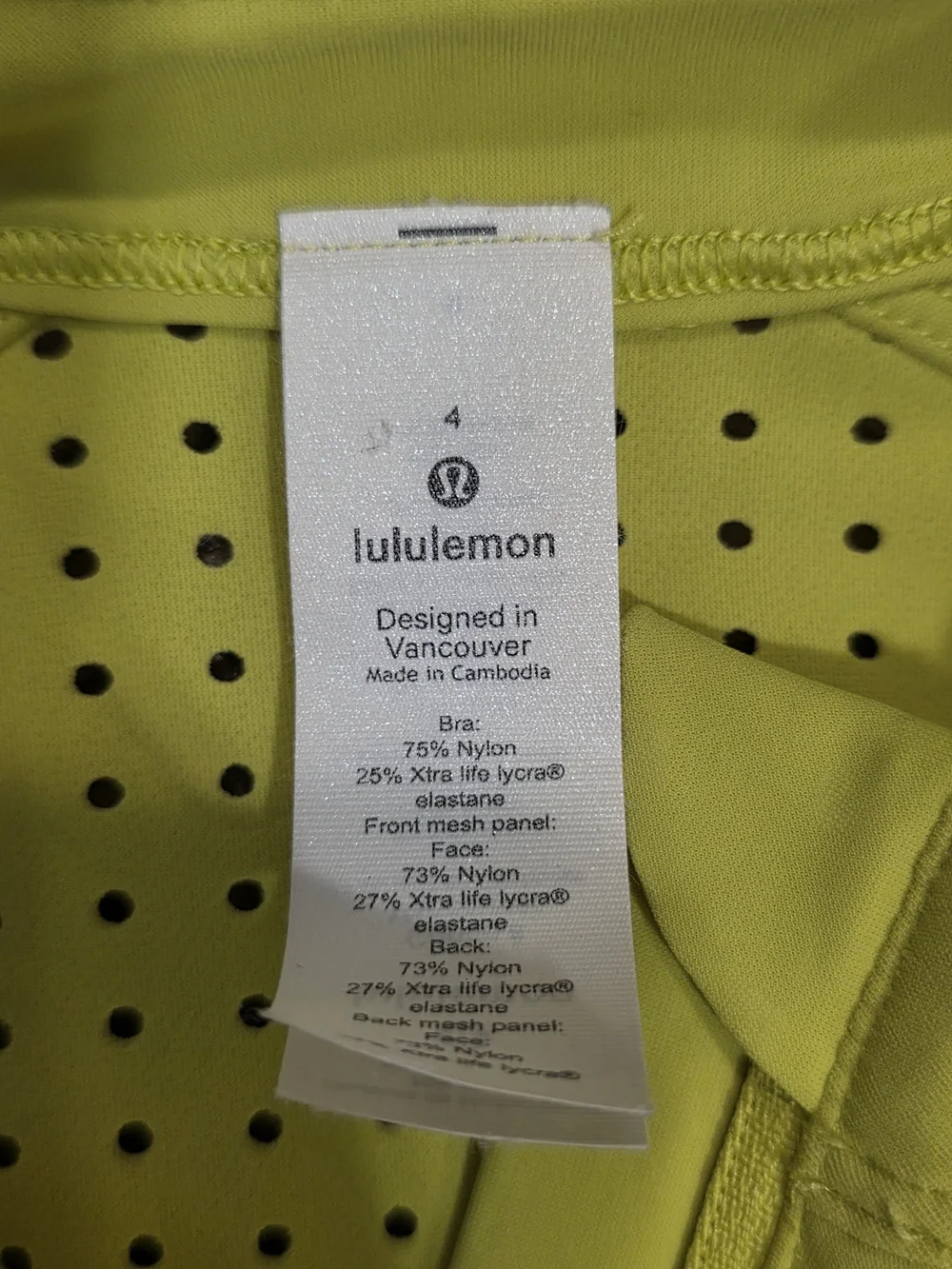 Lululemon Unleash Strength Bra *Medium Support, B/C Cup Size 4